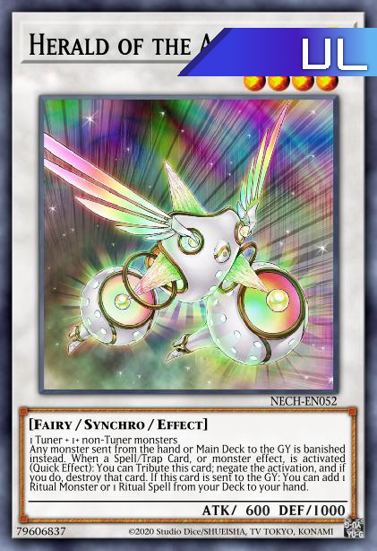 Herald of the Arc Light - RA01-EN031 - 1st Edition - Ultimate Rare