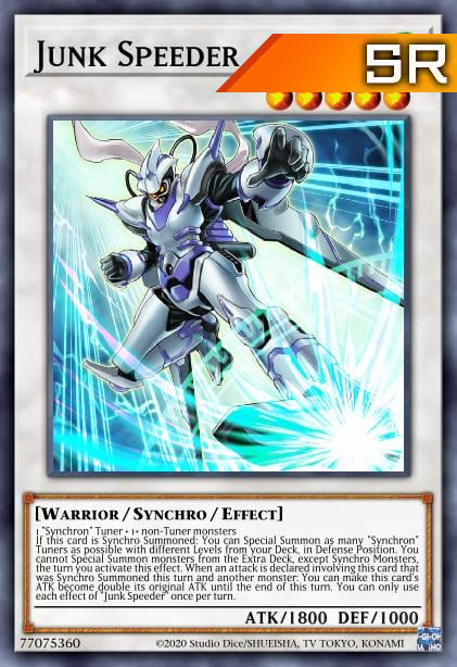 Junk Speeder - RA01-EN032 - 1st Edition - Super Rare