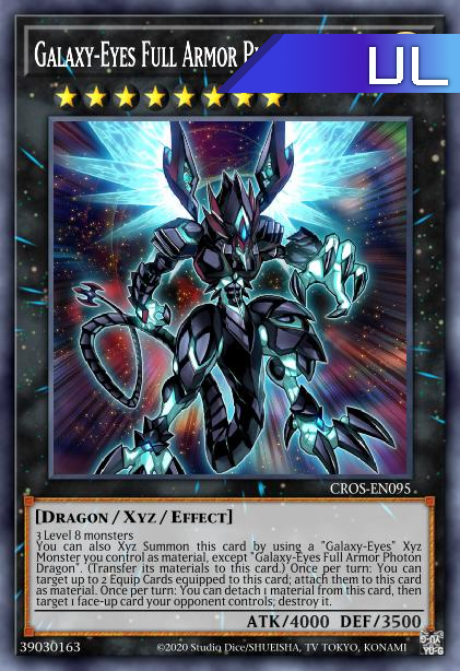 Galaxy-Eyes Full Armor Photon Dragon - RA01-EN037 - 1st Edition - Ultimate Rare