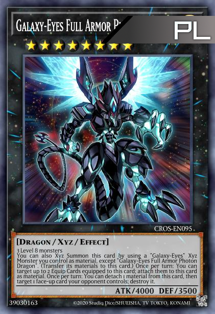 Galaxy-Eyes Full Armor Photon Dragon - RA01-EN037 - 1st Edition - Platinum Secret Rare