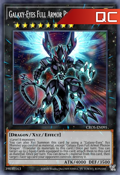 Galaxy-Eyes Full Armor Photon Dragon - RA01-EN037 - 1st Edition - Quarter Century Secret Rare