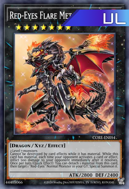 Red-Eyes Flare Metal Dragon - RA01-EN038 - 1st Edition - Ultimate Rare