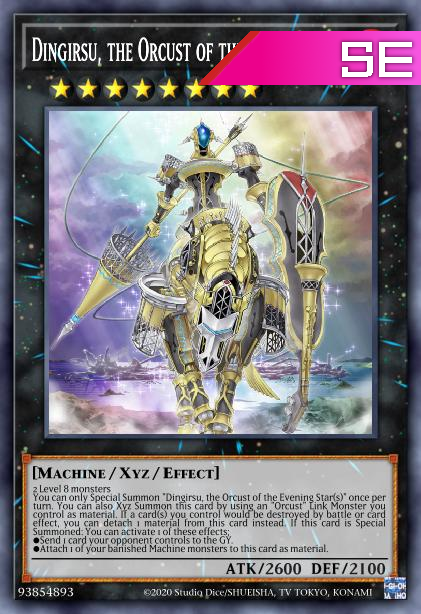 Dingirsu, the Orcust of the Evening Star - RA01-EN040 - 1st Edition - Secret Rare