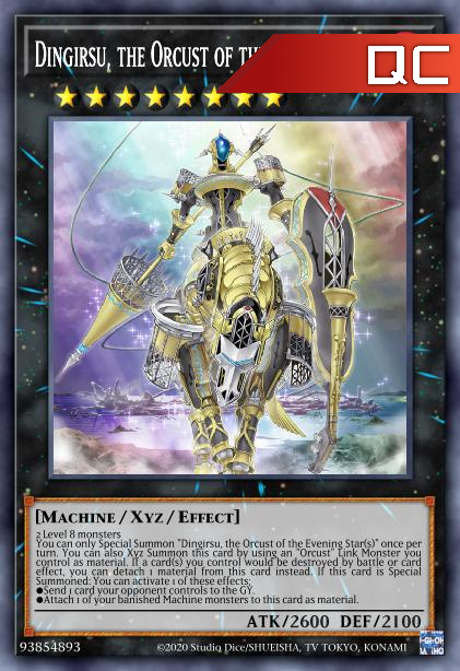 Dingirsu, the Orcust of the Evening Star - RA01-EN040 - 1st Edition - Quarter Century Secret Rare