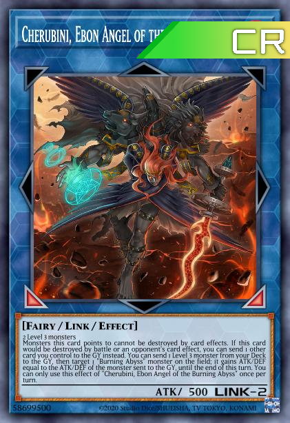 Cherubini, Ebon Angel of the Burning Abyss - RA01-EN042 - 1st Edition - Collector's Rare