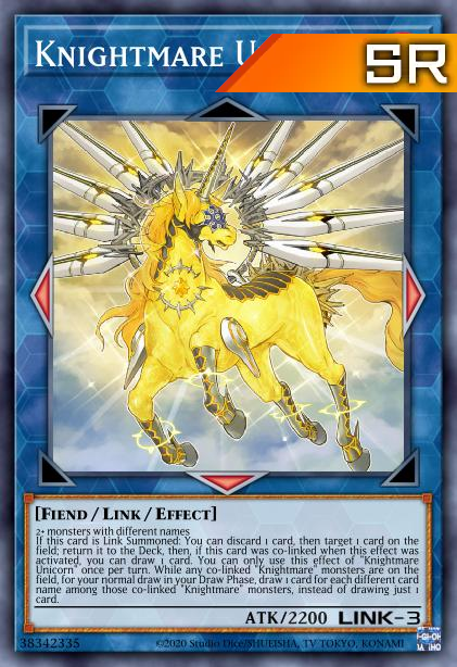 Knightmare Unicorn - RA01-EN043 - 1st Edition - Super Rare