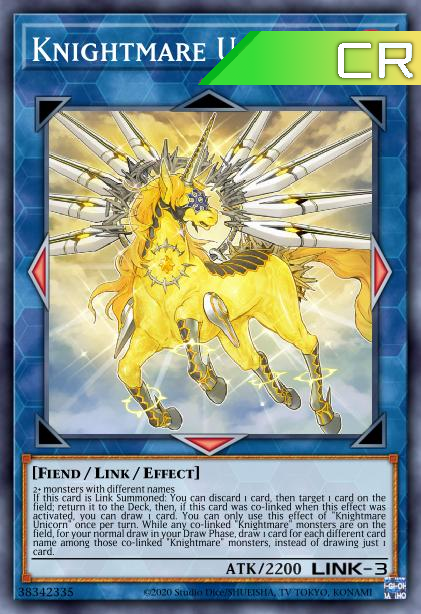 Knightmare Unicorn - RA01-EN043 - 1st Edition - Collector's Rare