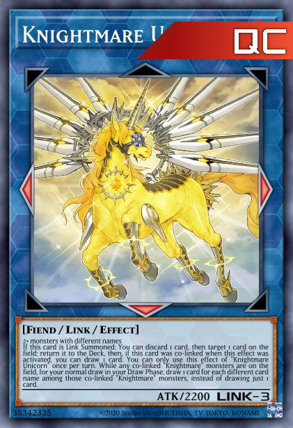 Knightmare Unicorn - RA01-EN043 - 1st Edition - Quarter Century Secret Rare