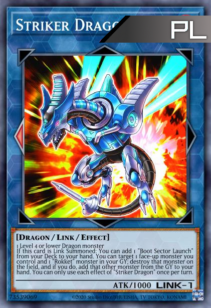 Striker Dragon - RA01-EN046 - 1st Edition - Platinum Secret Rare