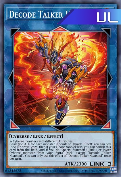 Decode Talker Heatsoul - RA01-EN048 - 1st Edition - Ultimate Rare