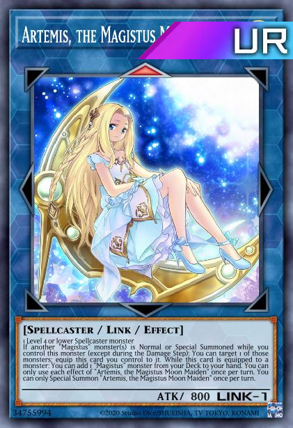 Artemis, the Magistus Moon Maiden - RA01-EN049 - 1st Edition - Ultra Rare