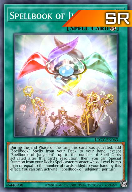 Spellbook of Judgment - RA01-EN054 - 1st Edition - Super Rare