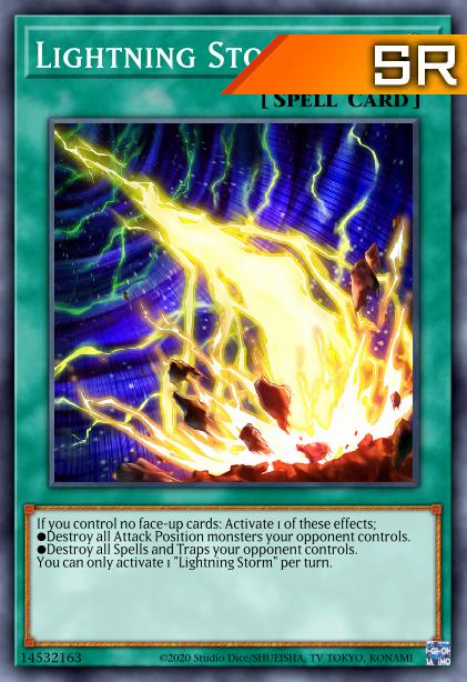 Lightning Storm - RA01-EN061 - 1st Edition - Super Rare