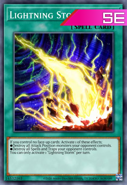 Lightning Storm - RA01-EN061 - 1st Edition - Secret Rare