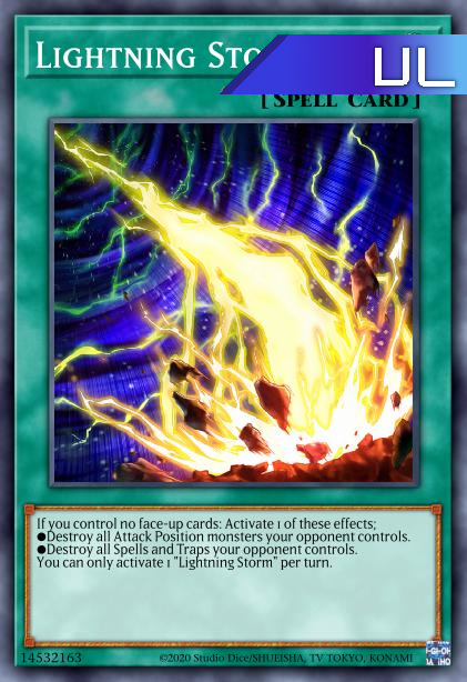 Lightning Storm - RA01-EN061 - 1st Edition - Ultimate Rare