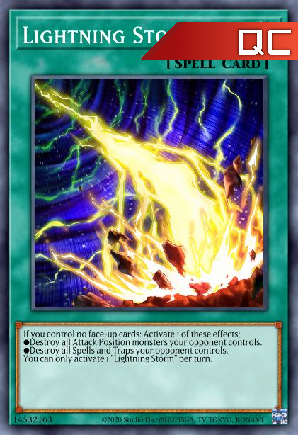 Lightning Storm - RA01-EN061 - 1st Edition - Quarter Century Secret Rare