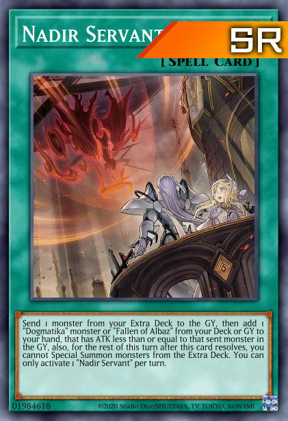 Nadir Servant - RA01-EN062 - 1st Edition - Super Rare