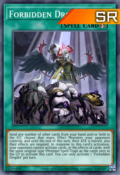 Forbidden Droplet - RA01-EN064 - 1st Edition - Super Rare