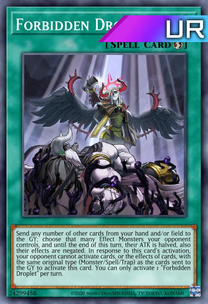 Forbidden Droplet - RA01-EN064 - 1st Edition - Ultra Rare