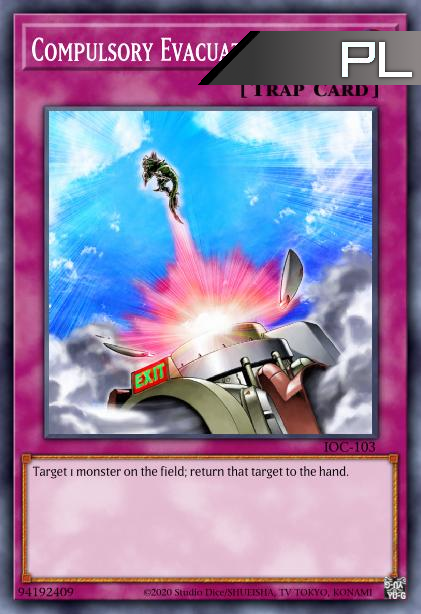 Compulsory Evacuation Device - RA01-EN069 - 1st Edition - Platinum Secret Rare