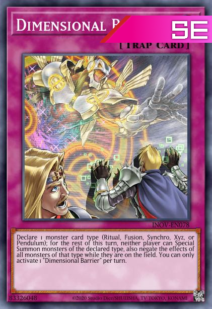 Dimensional Barrier - RA01-EN072 - 1st Edition - Secret Rare