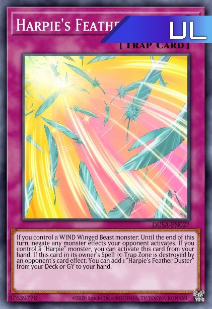 Harpie's Feather Storm - RA01-EN073 - 1st Edition - Ultimate Rare