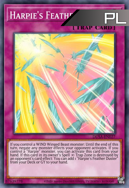Harpie's Feather Storm - RA01-EN073 - 1st Edition - Platinum Secret Rare