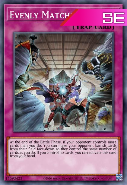 Evenly Matched - RA01-EN074 - 1st Edition - Secret Rare