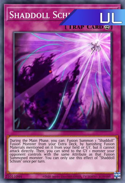 Shaddoll Schism - RA01-EN077 - 1st Edition - Ultimate Rare