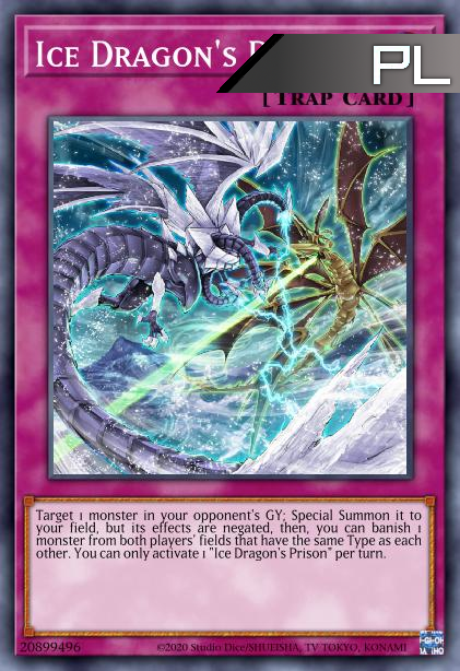 Ice Dragon's Prison - RA01-EN078 - 1st Edition - Platinum Secret Rare