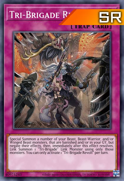 Tri-Brigade Revolt - RA01-EN079 - 1st Edition - Super Rare