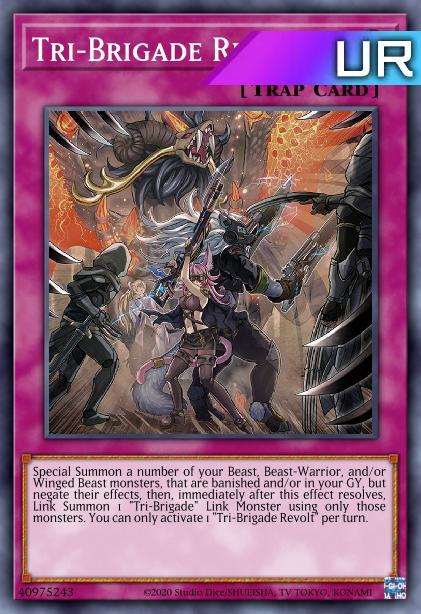 Tri-Brigade Revolt - RA01-EN079 - 1st Edition - Ultra Rare