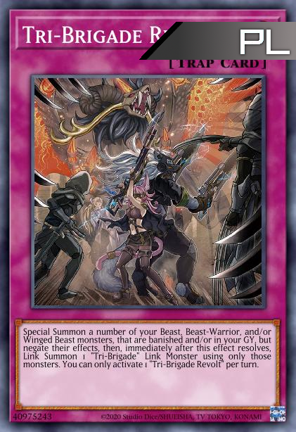 Tri-Brigade Revolt - RA01-EN079 - 1st Edition - Platinum Secret Rare