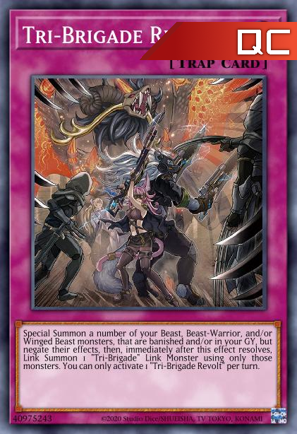 Tri-Brigade Revolt - RA01-EN079 - 1st Edition - Quarter Century Secret Rare