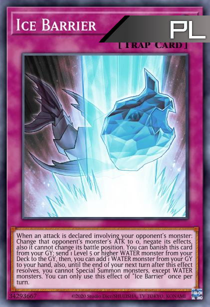 Ice Barrier - RA01-EN071 - 1st Edition - Platinum Secret Rare