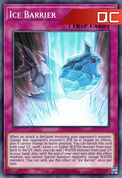 Ice Barrier - RA01-EN071 - 1st Edition - Quarter Century Secret Rare