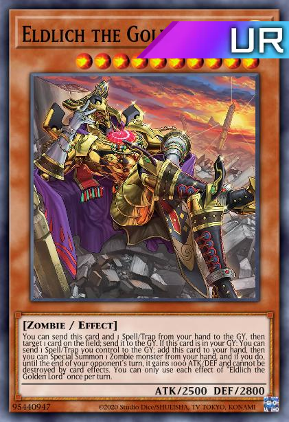 Eldlich the Golden Lord (alternate art) - RA01-EN019 - 1st Edition - Ultra Rare