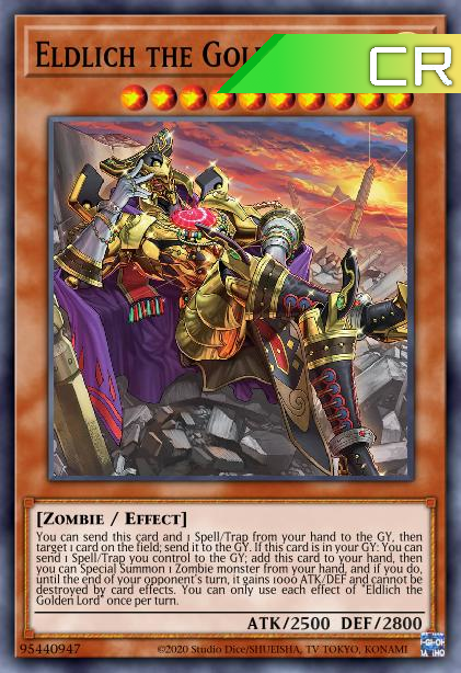 Eldlich the Golden Lord (alternate art) - RA01-EN019 - 1st Edition - Collector's Rare