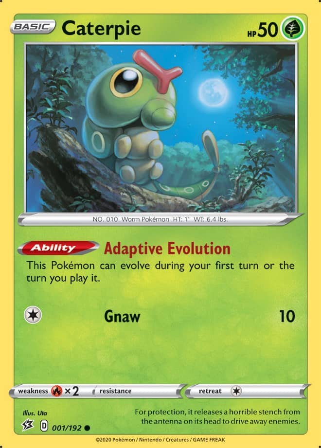 Caterpie - Rebel Clash 001/192 - Common