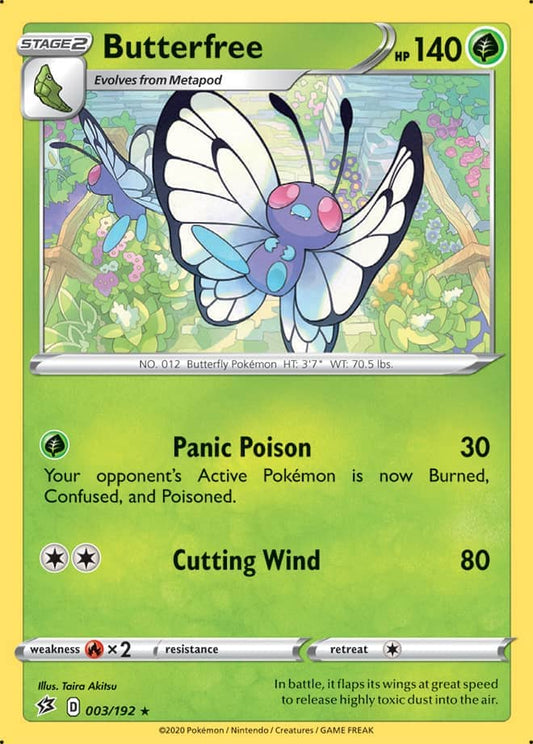 Butterfree - Rebel Clash 003/192 - Rare