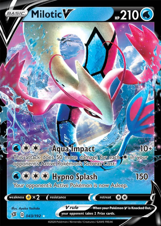 Milotic V - Rebel Clash 043/192 - Ultra Rare