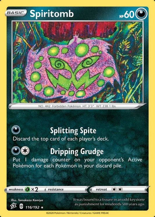 Spiritomb - Rebel Clash 116/192 - Rare