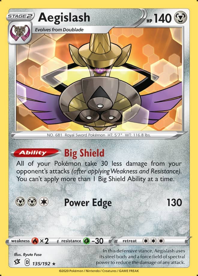 Aegislash - Rebel Clash 135/192 - Rare