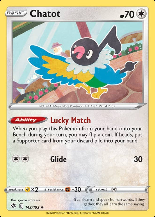 Chatot - Rebel Clash 142/192 - Uncommon