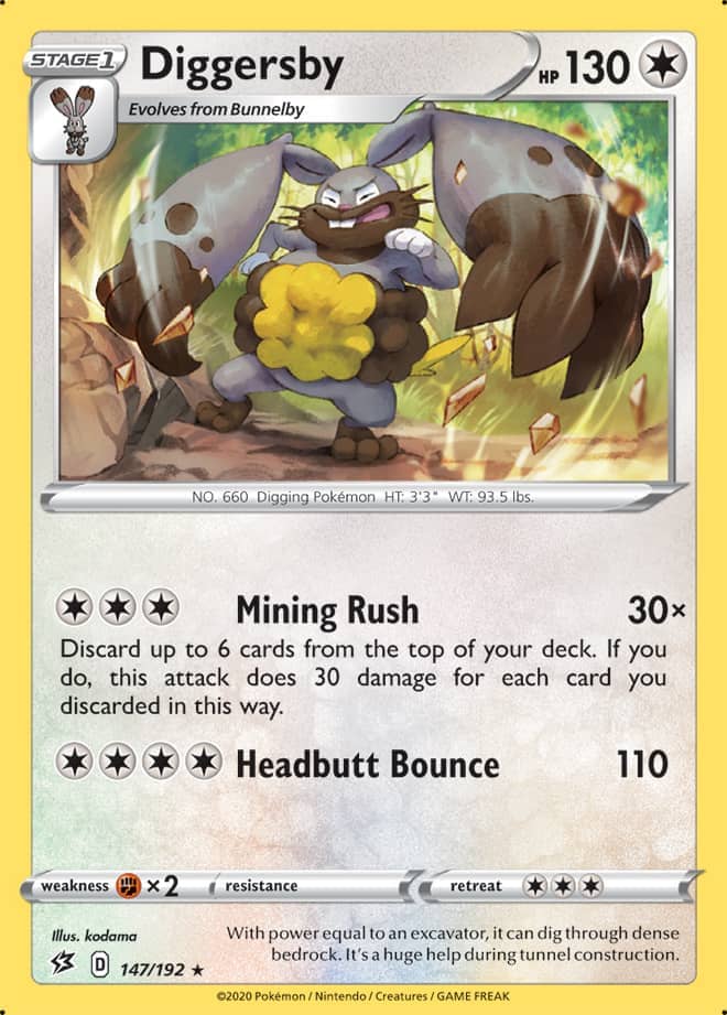 Diggersby - Rebel Clash 147/192 - Rare