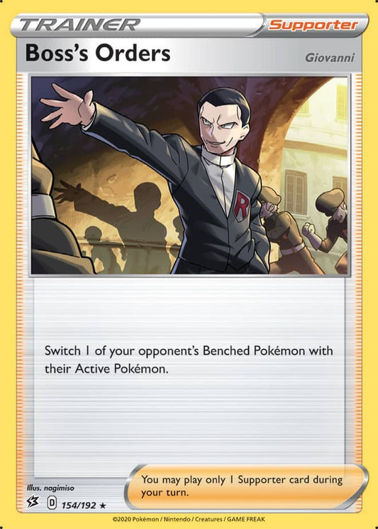 Boss's Orders - Rebel Clash 154/192 - Rare Holo