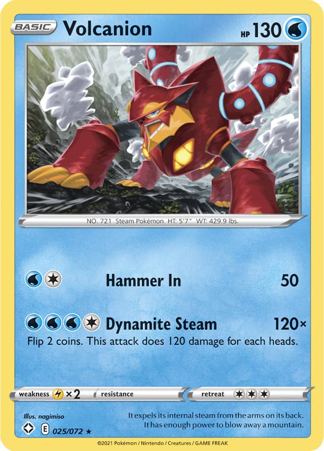 Volcanion - Shining Fates 025/072 - Rare