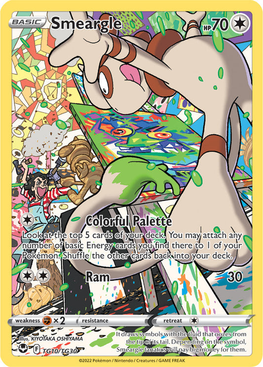 Smeargle - Silver Tempest TG10/TG30 - Trainer Gallery