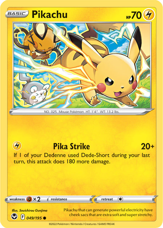 Pikachu - Silver Tempest 049/195 - Common