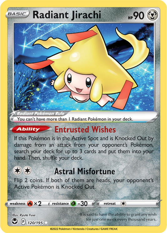 Radiant Jirachi - Silver Tempest 120/195 - Radiant